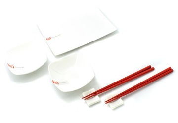 Komplet do sushi na 2 osoby - Shirokute taira II