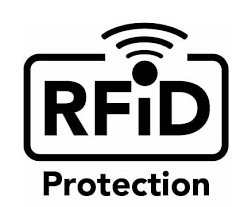Чехол для кредитной карты RFID Защитный алюминиевый серебристый КРЫШКА