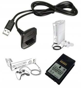 АККУМУЛЯТОР KX6 ДЛЯ XBOX 360 PAD, ЧЕРНЫЙ