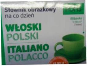 Słownik obrazkowy na co dzień włoski-polski