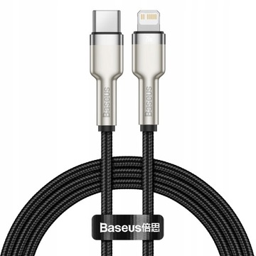 КАБЕЛЬ BASEUS USB-C - МОЛНИЯ ДЛЯ IPHONE PD 20Вт 1М