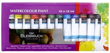 FARBY AKWARELE 12x12ML