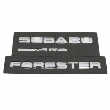 ZNAK ZNAKY NÁLEPKA DO SUBARU AWD FORESTER