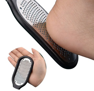 Металлический файл Grate Grater для каблуков Pumicek Scraper с ручкой черной ручкой
