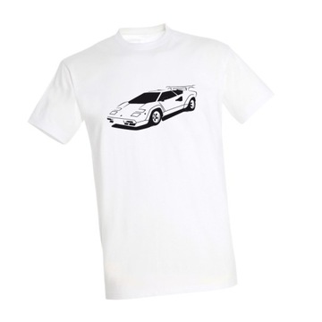 Koszulka Lamborghini Countach 1974 KULT t-shirt motoryzacyjny premium 190g