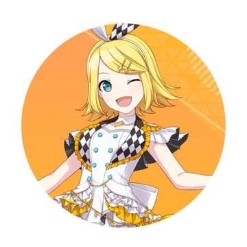 Przypinka Vocaloid Kagamine Rin 58mm prezent dla fana Anime