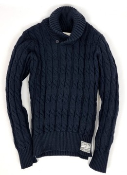 SUPERDRY SWETER GRANATOWY L