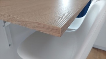 1x СКЛАДНОЙ СТОЛ-ОПОРНЫЙ СТОЛ БЕЛЫЙ 400 мм ТВЕРДЫЙ 100 кг