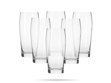 6 szklanek pokali do piwa 500 ml Chill KROSNO