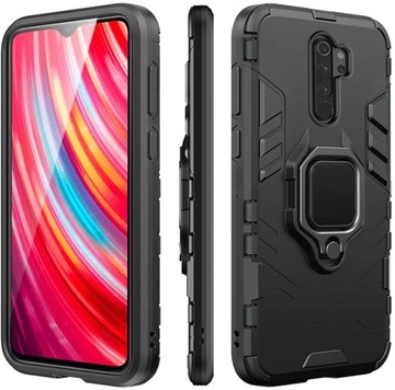 ETUI PANCERNE 360 ring plecki nakładka + SZKŁO do XIAOMI REDMI NOTE 8 PRO