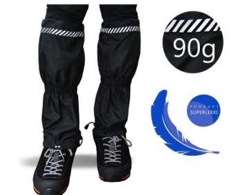PRZECIWDESZCZOWE STUPTUTY gaiters ODBLASK r. S