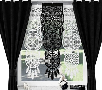 GOTOWA FIRANKA PANELOWA BOHO ŁAPACZ SNÓW 43x140CM