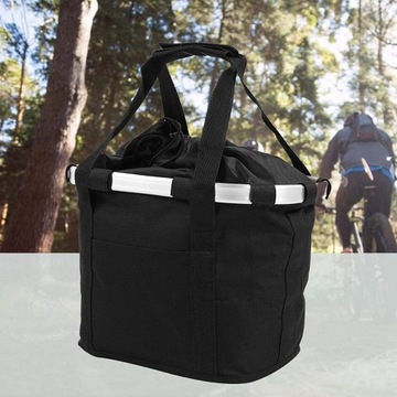 КОРЗИНА ДЛЯ ВЕЛОСИПЕДА ПЕРЕДНЯЯ КРЫШКА КОРЗИНЫ CLICK ЧЕРНАЯ