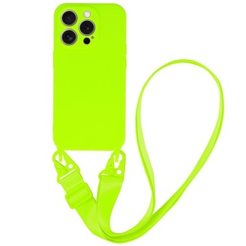Etui Ze Sznurkiem Smycz Nakładka Futerał 145cm do Apple iPhone 14 Pro Max
