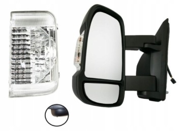 CITROEN JUMPER 06- LUSTERKO ŚREDNIE LEWE 20CM NOWE