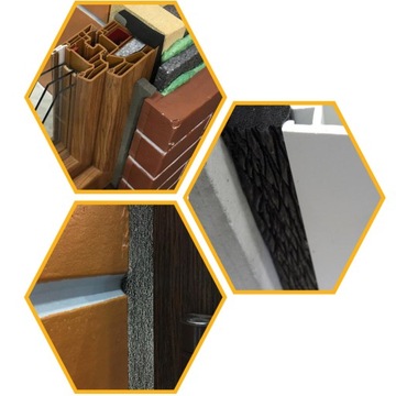 ЛЕНТА РАСШИРЯЮЩАЯСЯ КРОВЕЛЬНАЯ УПЛОТНИТЕЛЬНАЯ ДЛЯ ДВЕРНЫХ ОКОН 10ММ х 10ММ 12,5мб ЧЕРНАЯ