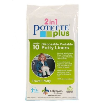POTETTE PLUS 10 ОДНОРАЗОВЫХ ВСТАВОК ДЛЯ ГОРШКА POTETTE PLUS