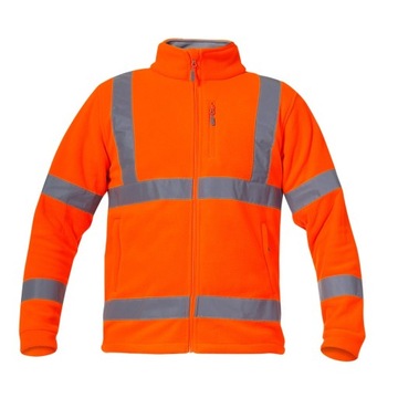 Bluza polar. ostrzegawcza pomarańczowa,