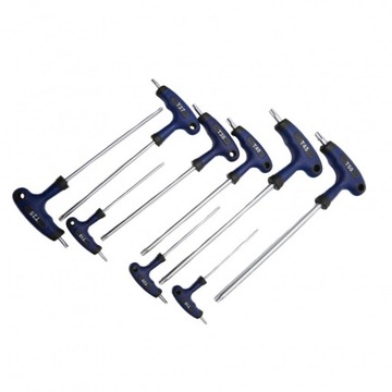 KLUCZE TORX WKRĘTAKI ŚRUBOKRĘTY WKRĘTAK TYP T 9sz