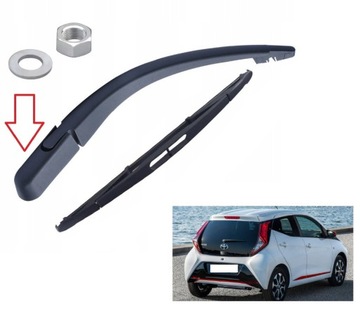 RAMIĘ + WYCIERACZKA TYŁ PLASTIK TOYOTA AYGO 05-14