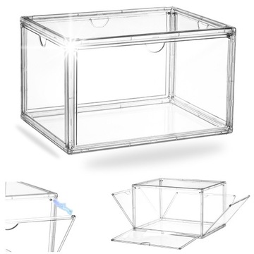 PUDEŁKO POJEMNIK ORGANIZER NA BUTY PREMIUM na zabawki akcesoria do biura 4D
