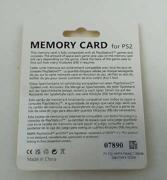 КАРТА ПАМЯТИ SOLID MEMORY 2X 128 МБ НА ЗАМЕНУ 256 МБ ДЛЯ PS2 PLAYSTATION