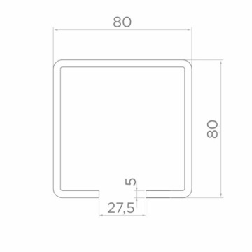 Комплект роликов тележки для откатных ворот 80x80 ПРОДУКТ Польский