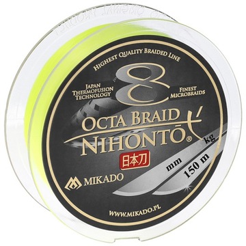 Mikado plecionka Nihonto Octa Braid 0,26mm 150m ye