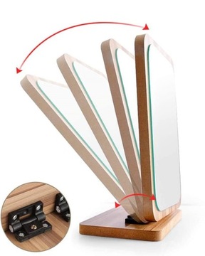 ДЕРЕВЯННОЕ ЗЕРКАЛО ДЛЯ МАКИЯЖА