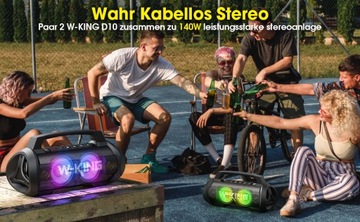 Акустическая система W-King D10 со светодиодной подсветкой