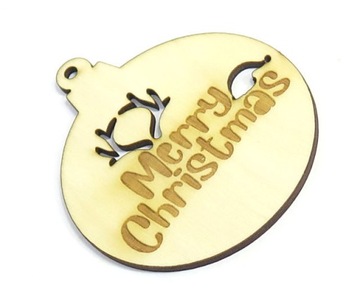 РОЖДЕСТВЕНСКАЯ ОТКРЫТКА ЭКО-БЕЗУШКА С Рождеством MB83