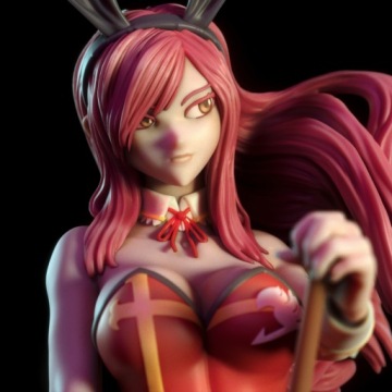(3DPT) Эрза Скарлет Банни - Pinup / NSFW