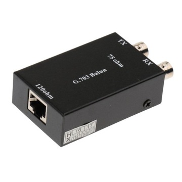 2-компонентный преобразователь BNC коаксиальный Ethernet в RJ45 Media Ethernet