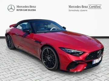 Mercedes SL R232 4.0 63 585KM 2022 Mercedes-Benz SL SL 63 4MATIC MANUFAKTUR Patagonia Red Burmester 3D AMG, zdjęcie 2