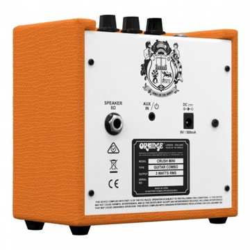 ЭЛЕКТРИЧЕСКИЙ ГИТАРНЫЙ УСИЛИТЕЛЬ ORANGE CRUSH MINI 3 CR3 COMBO 3 Вт