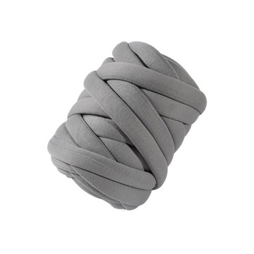 gruba włóczka do robótek ręcznych Szary