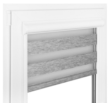 Кассетные рулонные шторы премиум-класса «День» и «Ночь».