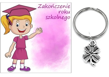 BRELOK BRELOCZEK NA SZCZĘŚCIE KONICZYNKA ZAKOŃCZENIE ROKU SZKOLNEGO SZKOŁA