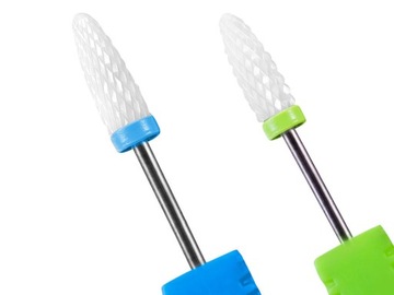 Набор керамических насадок для ногтей МАНИКЮРНЫЙ ГИБРИДНЫЙ ГЕЛЬ-резак 5 шт.