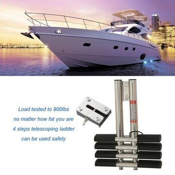 4STOPNIE DRABINKA RUFOWA DO ŁODZI I JACHTÓW TELE