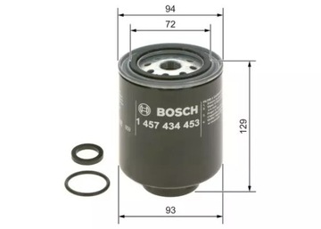 BOSCH FILTR PALIVA 1 457 434 453