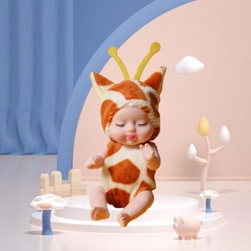 Брелок для ключей с мультяшной куклой, аксессуары Жираф,