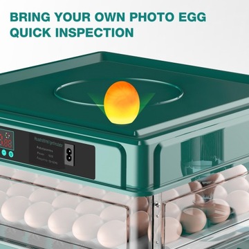 PROFESJONALNY WYKUJNIK Z OBROTOWYM AUTOMATYCZNYM INKUBATOREM JAJ SMART EGG 30 SZT.