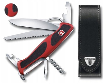 Victorinox 0.9563.MC, scyzoryk Ranger 79 M Grip + etui skórzane 4.0505.L