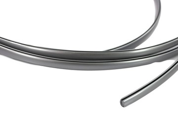 Краевая планка ПРЕМИУМ серебристо-серого цвета