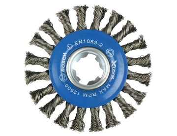 ПРОВОЛОЧНАЯ ДИСКОВАЯ ЩЕТКА BOSCH 115 мм X-LOCK