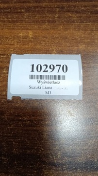 SUZUKI LIANA DISPLEJ HODINY 3460059J0