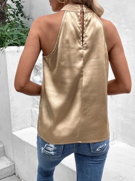 SHEIN BLUZKA ZŁOTA ELEGANCKA Shein