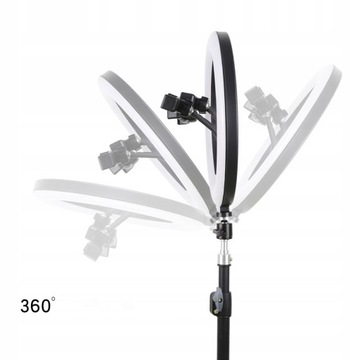 КОЛЬЦЕВАЯ СВЕТОДИОДНАЯ ЛАМПА ДЛЯ СЕЛФИ, ПОДСТАВКА ДЛЯ КОЛЬЦА, ПРОЧНАЯ