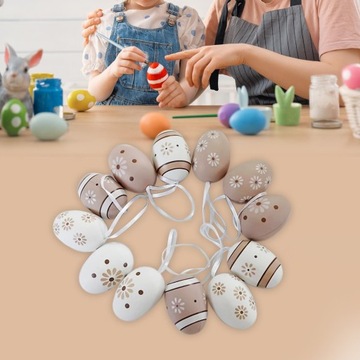 12x пасхальное яйцо, украшение, свет, поделки своими руками, красочные яйца, стиль А